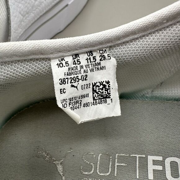 Puma El Rey II Slip-On Logomania Sneakers White Men’s 11.5 US 387295-02 - Picture 10 of 10